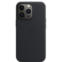 Накладка Leather Case Magsafe для iPhone 14 Pro (Midnight)